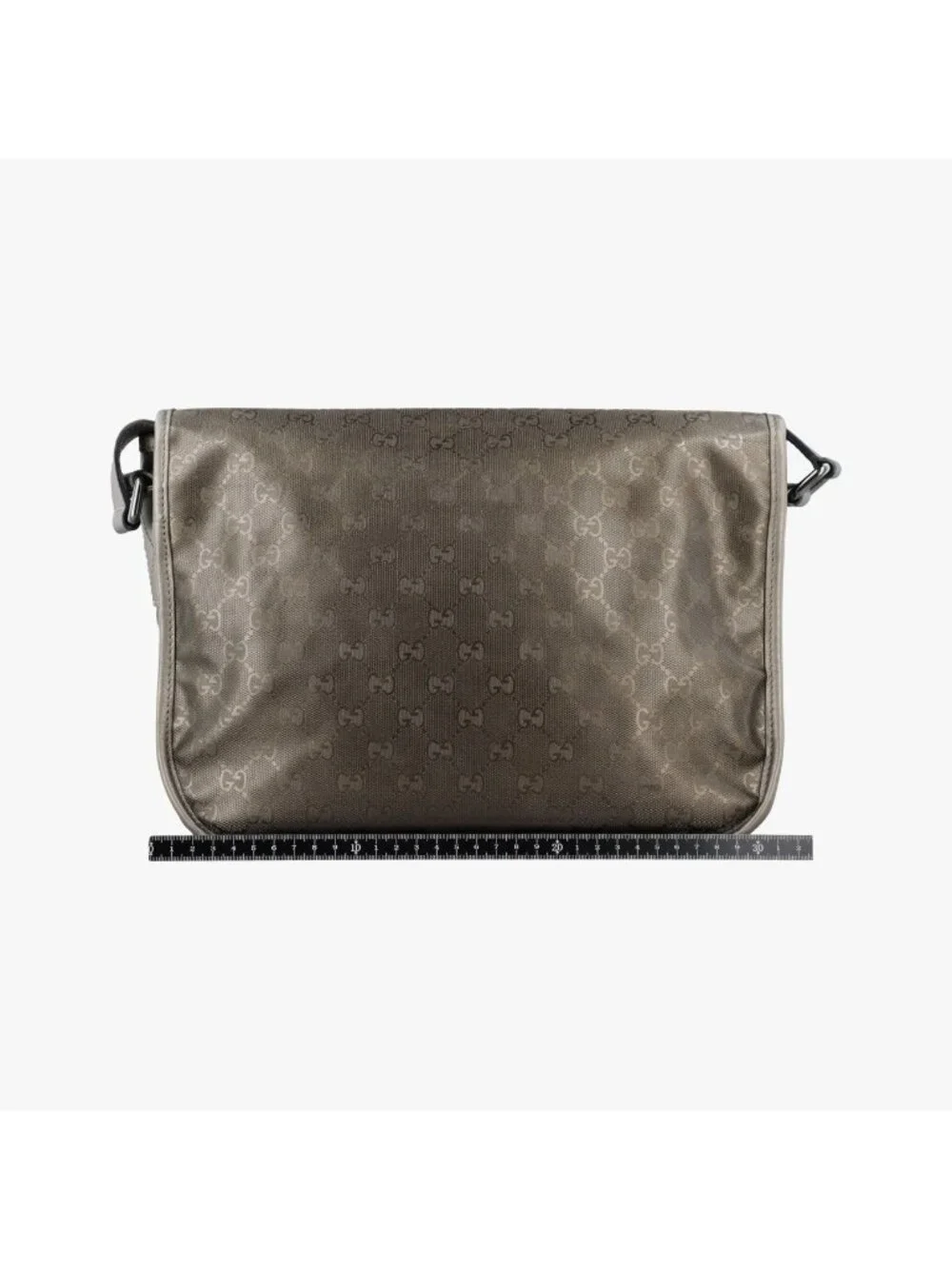 Gucci GG Plus Messenger Gold Leather
